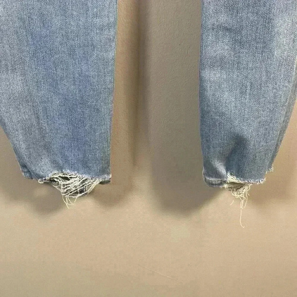Paige Verdugo Ankle Jeans Women's Size 29 Blue Mid Rise Light Wash 5-Pocket - Picture 4 of 11